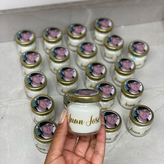 VELAS EN VIDRIO 30 G